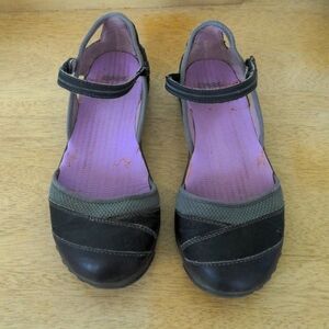 Teva Westwater mary Jane sandals, gray, size 9, GUC